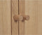 HÜBSCH INTERIOR - DASH naturel FSC® eiken dressoir op poten - 90x35xh90cm
