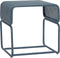 HÜBSCH INTERIOR - EDGE groene bijzettafel, loungetafel van metaal - 42x43xh42cm