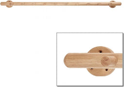 HÜBSCH INTERIOR - Eiken wandkapstok met 10 haakjes FSC®