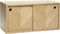 HÜBSCH INTERIOR - Eiken wandkastje van fineer met visgraat motief FSC® - 40x20xh20cm