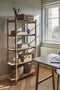 HÜBSCH INTERIOR - EPOCH boekenrek vijf schappen van FSC® eiken - 80x39xh150cm