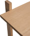 HÜBSCH INTERIOR - EPOCH boekenrek vijf schappen van FSC® eiken - 80x39xh150cm