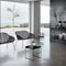 HÜBSCH INTERIOR - EYRIE grote console van zwart metaal - 100x30xh93cm
