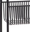HÜBSCH INTERIOR - EYRIE grote console van zwart metaal - 100x30xh93cm