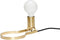 HÜBSCH INTERIOR - FLIP geborsteld messing hanglamp of tafellamp - 24x14xh10cm