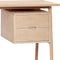 HÜBSCH INTERIOR - FSC® eiken bureau met ladekast, 2 lades