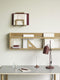 HÜBSCH INTERIOR - FSC® eiken magazinehouder tafel of wand - 17x10xh27 cm