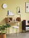 HÜBSCH INTERIOR - FSC® eiken secretaire, bureau met twee opbergvakken