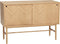 HÜBSCH INTERIOR - HERRINGBONE naturel FSC® eiken dressoir met visgraat motief - 100x40xh70cm