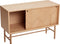 HÜBSCH INTERIOR - HERRINGBONE naturel FSC® eiken dressoir met visgraat motief - 100x40xh70cm