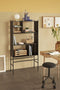 HÜBSCH INTERIOR - Kast DIVIDE zwart, met drie schappen - 79x32xh160cm