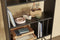 HÜBSCH INTERIOR - Kast DIVIDE zwart, met drie schappen - 79x32xh160cm