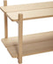 HÜBSCH INTERIOR - MASON FSC® eiken wandrek, opbergrek met twee schappen - 150x45xh47cm