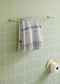 HÜBSCH INTERIOR - Messing toiletrolhouder van metaal - 28x14xh13cm