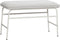 HÜBSCH INTERIOR - MIST lichtgrijs bankje met polyester zitting van OEKO-TEX® - 70x40xh41cm
