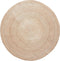 HÜBSCH INTERIOR - Rond jute vloerkleed, naturel - Ø150cm