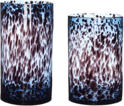 Hubsch Interior Vaas Cylinder Leo - Set van 2