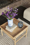 HÜBSCH INTERIOR - Vierkante eiken salontafel FSC® - 60x63xh45 cm