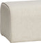 HÜBSCH INTERIOR - Zandkleurige hocker van duurzaam polyester - 106x55xh34cm
