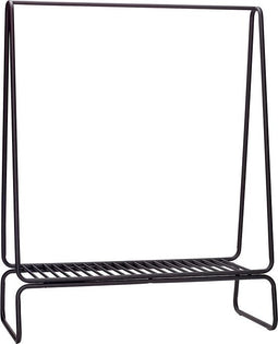 Hubsch Kledingrek metaal - zwart
