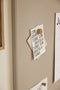 Hubsch Magnetisch memobord Era 70x100cm metaal grijsbeige