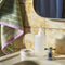 Hübsch Retro Wall Mirror Trapezium Brushed nickel