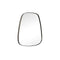 Hübsch Retro Wall Mirror Trapezium Brushed nickel