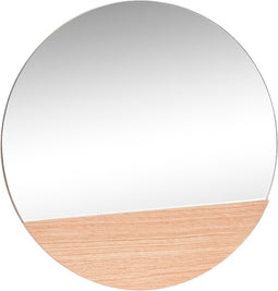 Hübsch - Ronde houten spiegel
