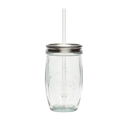 Hübsch Slurp Drinking Glass Clear