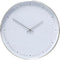 Hübsch Wandklok wit/zilver 40x40 CM