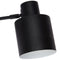 Hubsch wandlamp - zwart/wit metaal - E27/40W - 29 x 12 x 17 cm