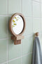 Hubsch Wandspiegel eik SFC/glas