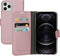 Mobiparts iPhone 12/12 Pro - Wallet Case - Saffiano motief - Roze