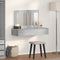 vidaXL - Wandplank - Kaptafel - Grijs - Sonoma - 100x40x70 - cm