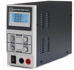 Velleman LABPS3003SM - Labovoeding - 0-30 VDC 0-3 A - Grijs