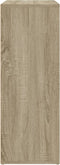 vidaXL - Dressoir - 60x31x84 - cm - bewerkt - hout - sonoma - eikenkleurig