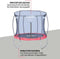 HUDORA Fantastic Trampoline, 250cm.