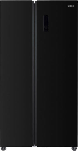 Wiggo WR-SBS18E(B) - Amerikaanse Koelkast - 442 Liter - Zwart