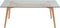 HUDSON - Salontafel - Lichte houtkleur - Glas