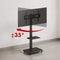 Ergo Office ER-304 B - TV-standaard - max. belasting 50kg - max. VESA 600x400 - zwart