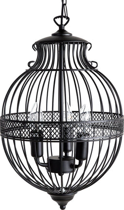 HARMEN - Hanglamp - Zwart - IJzer