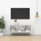 vidaXL - Tv-wandmeubel - 37x37x107 - cm - bewerkt - hout - hoogglans - wit