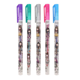 Gorjuss - Set of 5 Gel Pens Through The Looking Glass (1126GJ02)