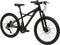 Huffy Korros 24 Inch Kinder Mountainbike Zwart Hardtail Voorvering + Shimano 21 versnellingen - Jonge kinderen 8-13