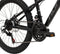 Huffy Korros 24 Inch Kinder Mountainbike Zwart Hardtail Voorvering + Shimano 21 versnellingen - Jonge kinderen 8-13
