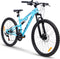 Huffy Marker Volledig geveerde mountainbike 21 versnellingen Shimano 26 inch medium - Blauw Fiets