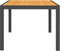vidaXL - Tuintafel - 150x90x75 - cm - poly - rattan - en - acaciahout - zwart