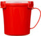 Sistema Microwave - Soepbeker magnetron - 656ml met stoomklep - Rood