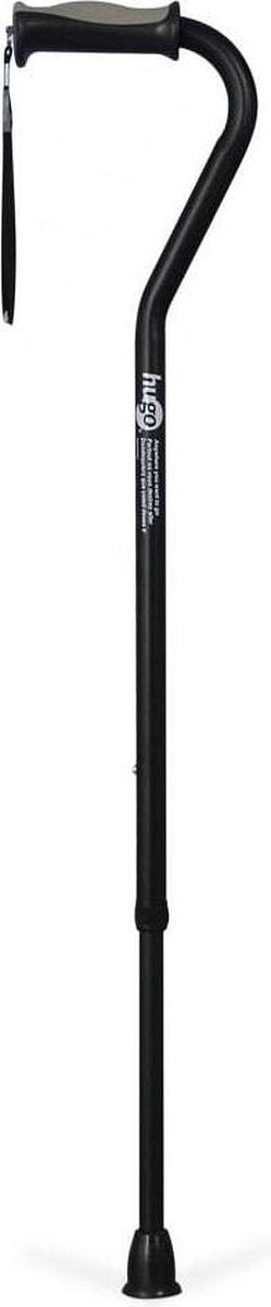 Hugo® Wandelstokken met Offset handvat zwart
