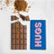 HUGS Chocoladereep Melk met Isle of Skye Karamel Zeezout - 100 gram - Handmade in Scotland